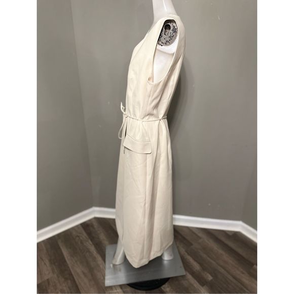 HALSTON Nellie Stretch-Crepe Wrap Midi-Dress - Picture 7 of 12